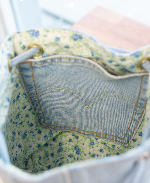 1 of 1 Light Denim Bag Duo - Upcycled