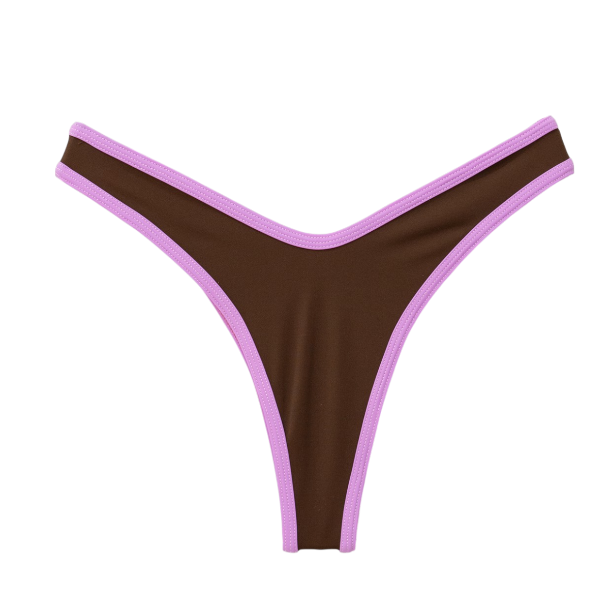 Cocoa/Lavender Jade Thong Bottom