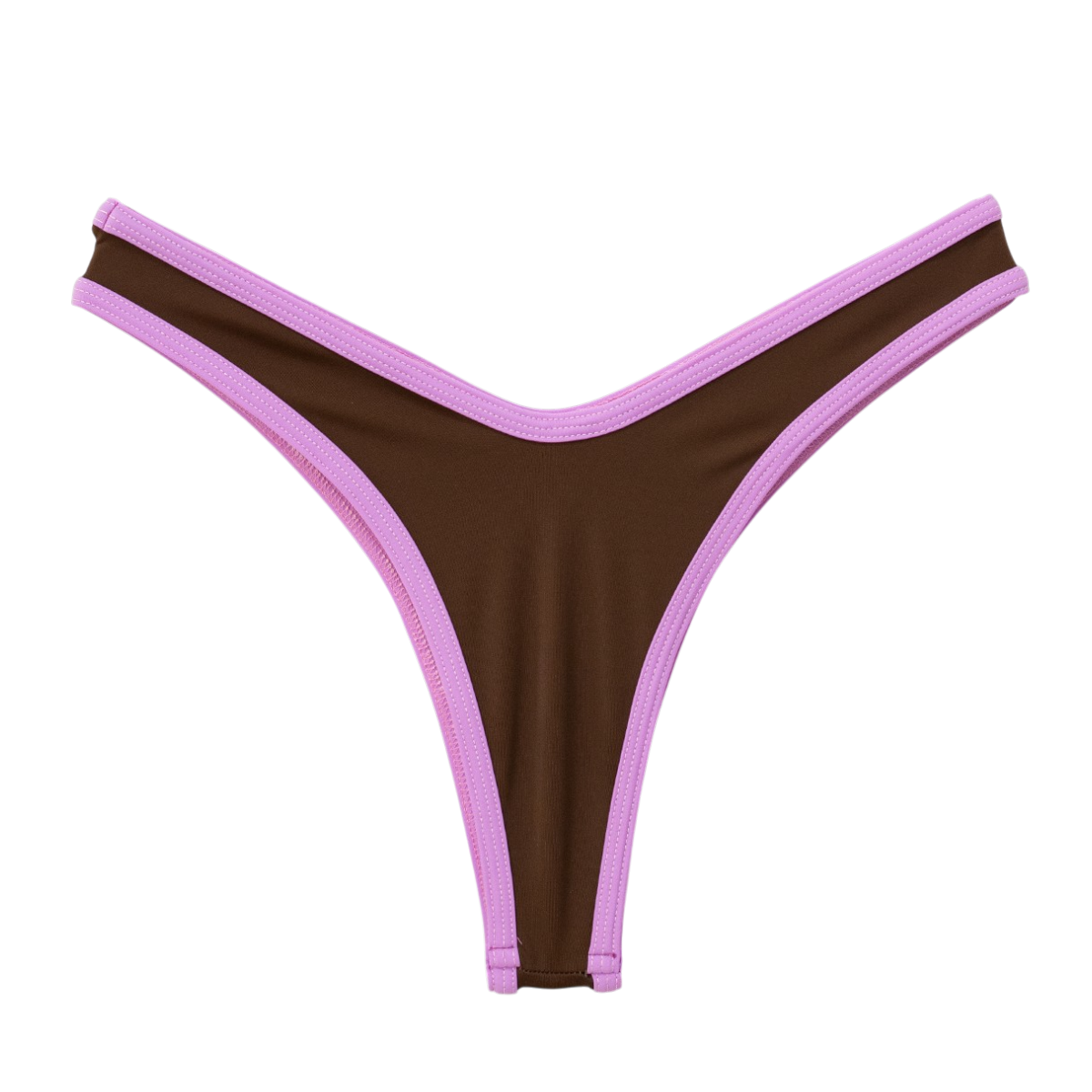 Cocoa/Lavender Jade Thong Bottom