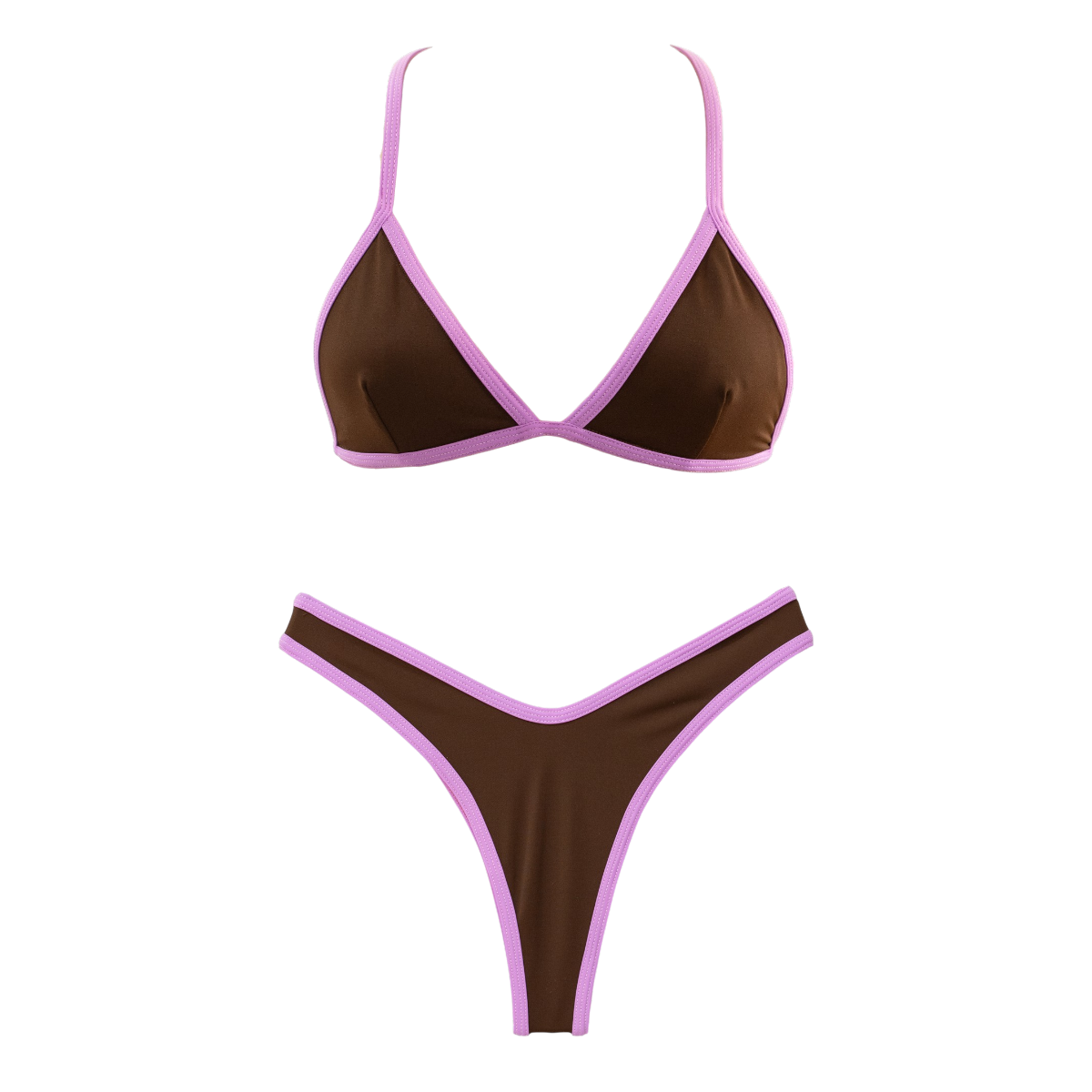 Cocoa/Lavender Lily + Jade Thong Bundle