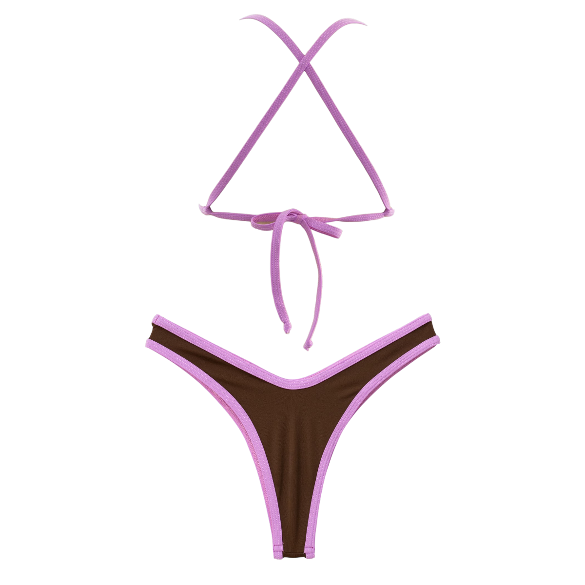 Cocoa/Lavender Lily + Jade Thong Bundle