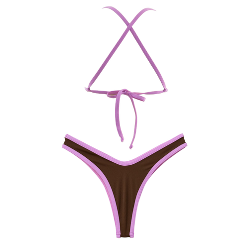 Cocoa/Lavender Lily + Jade Thong Bundle