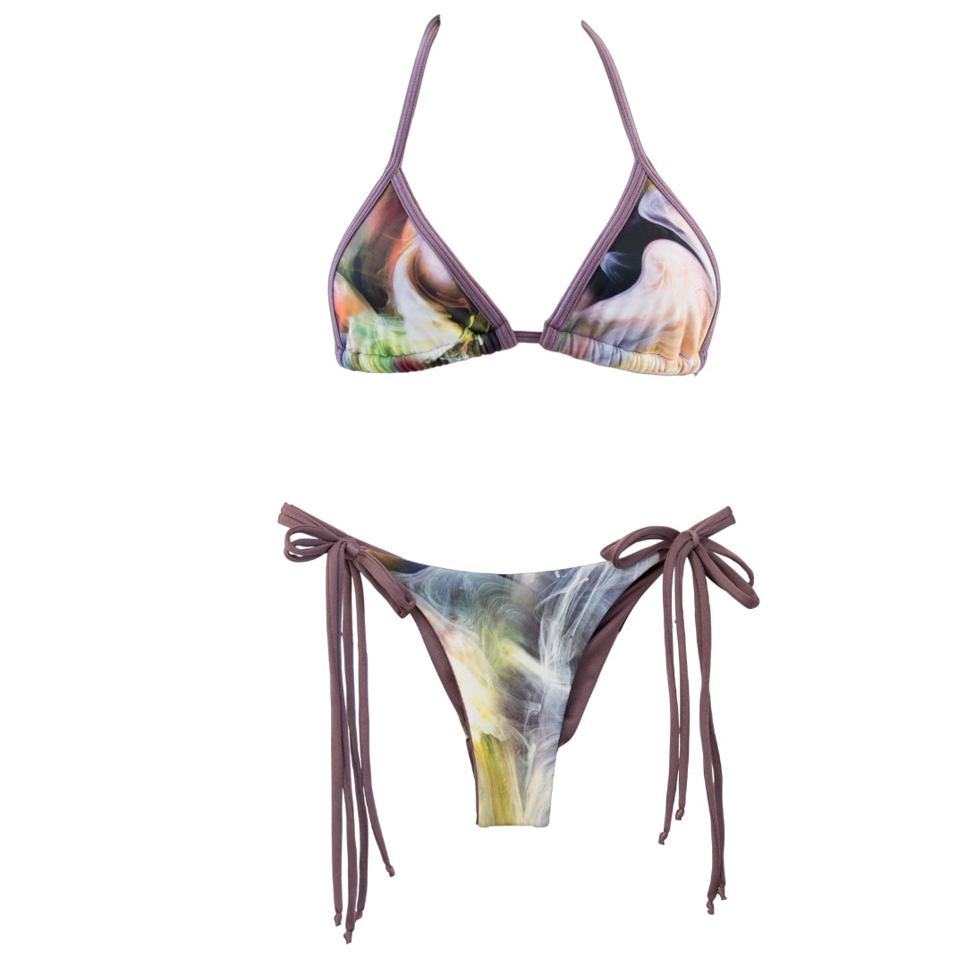 Liquid Marble/Amethyst Gem Mia + Olivia Bottom Bundle