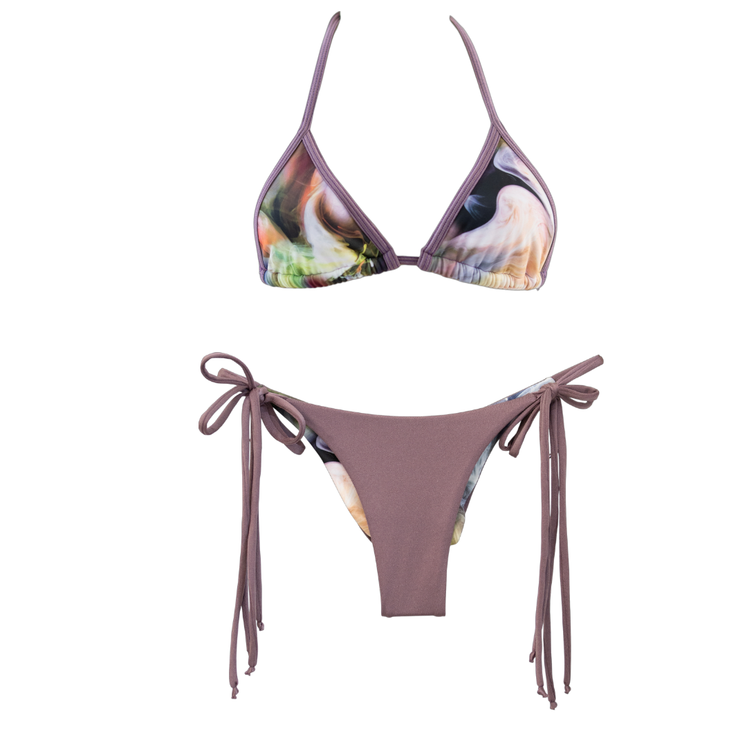 Liquid Marble/Amethyst Gem Mia + Olivia Bottom Bundle