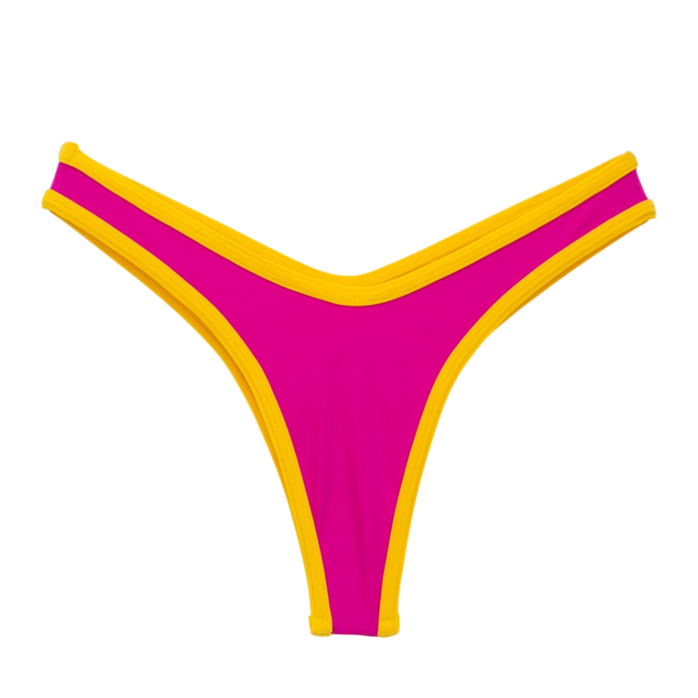 Magenta/Sunny Jade Thong Bottom