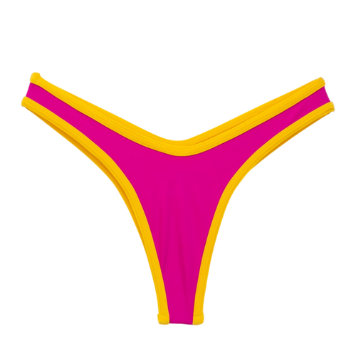 Magenta/Sunny Jade Thong Bottom