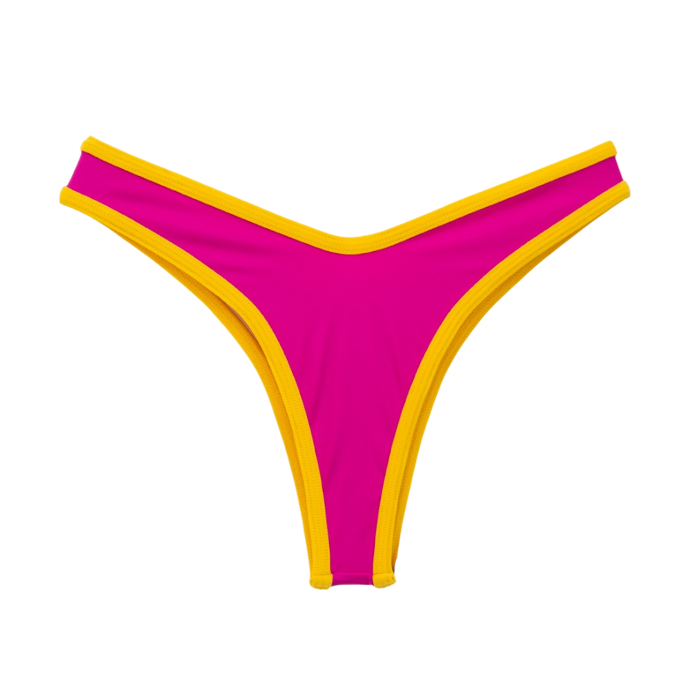 Magenta/Sunny Jade Thong Bottom