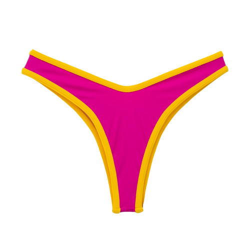 Magenta/Sunny Jade Thong Bottom