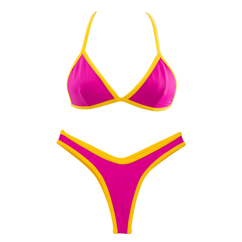 Magenta/Sunny Lily + Jade Thong Bundle
