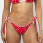 Red Polka Dot/White Olivia Bottom