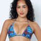 Blue Tartan Mia Top