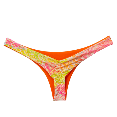 Electric Snake/Orange Ivy Thong Bottom