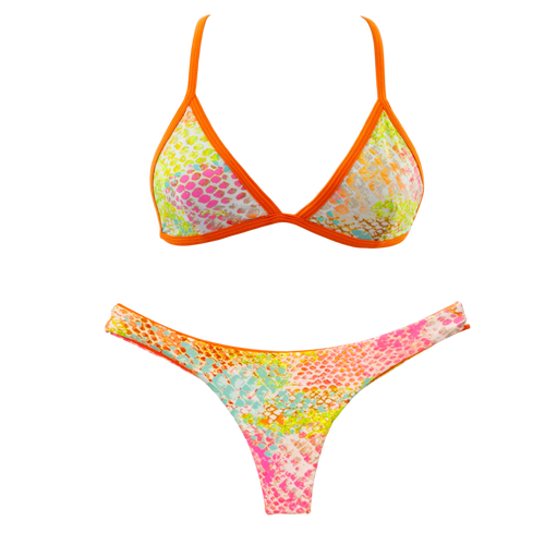 Electric Snake/Orange Lily + Ivy Thong Bundle
