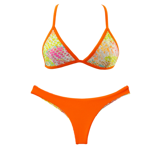 Electric Snake/Orange Lily + Ivy Thong Bundle