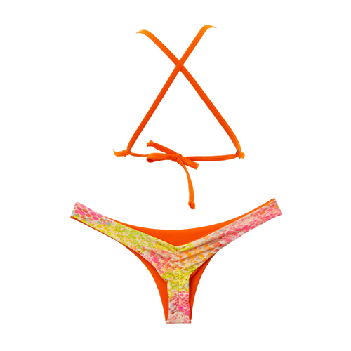 Electric Snake/Orange Lily + Ivy Thong Bundle