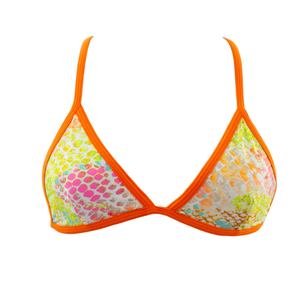 Electric Snake/Orange Lily Top