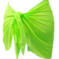 Neon Green Mesh Sarong