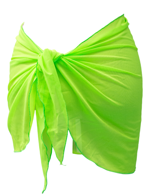 Neon Green Mesh Sarong