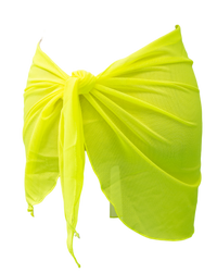 Neon Yellow Mesh Sarong