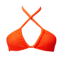 Neon Orange Bubble Sol Top
