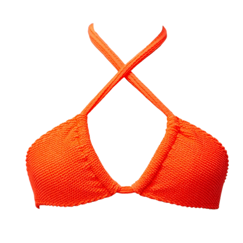 Neon Orange Bubble Sol Top