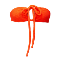 Neon Orange Bubble Sol Top