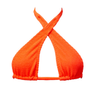 Neon Orange Bubble Sol Top