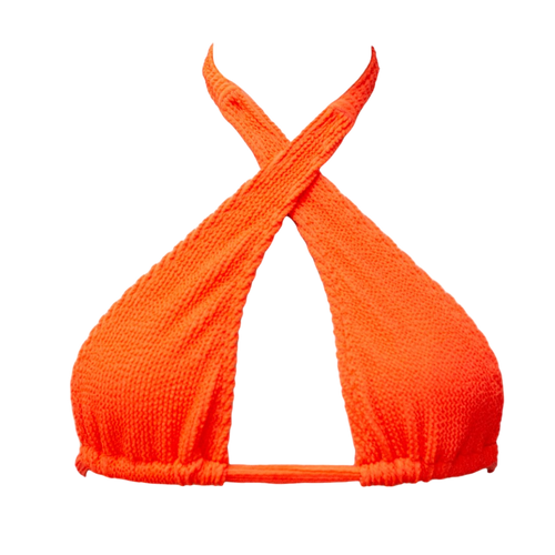 Neon Orange Bubble Sol Top