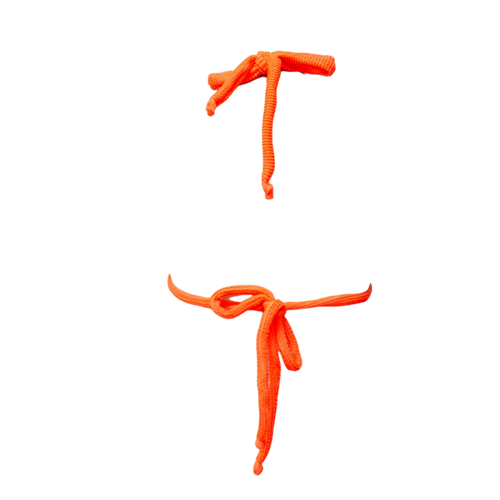 Neon Orange Bubble Sol Top