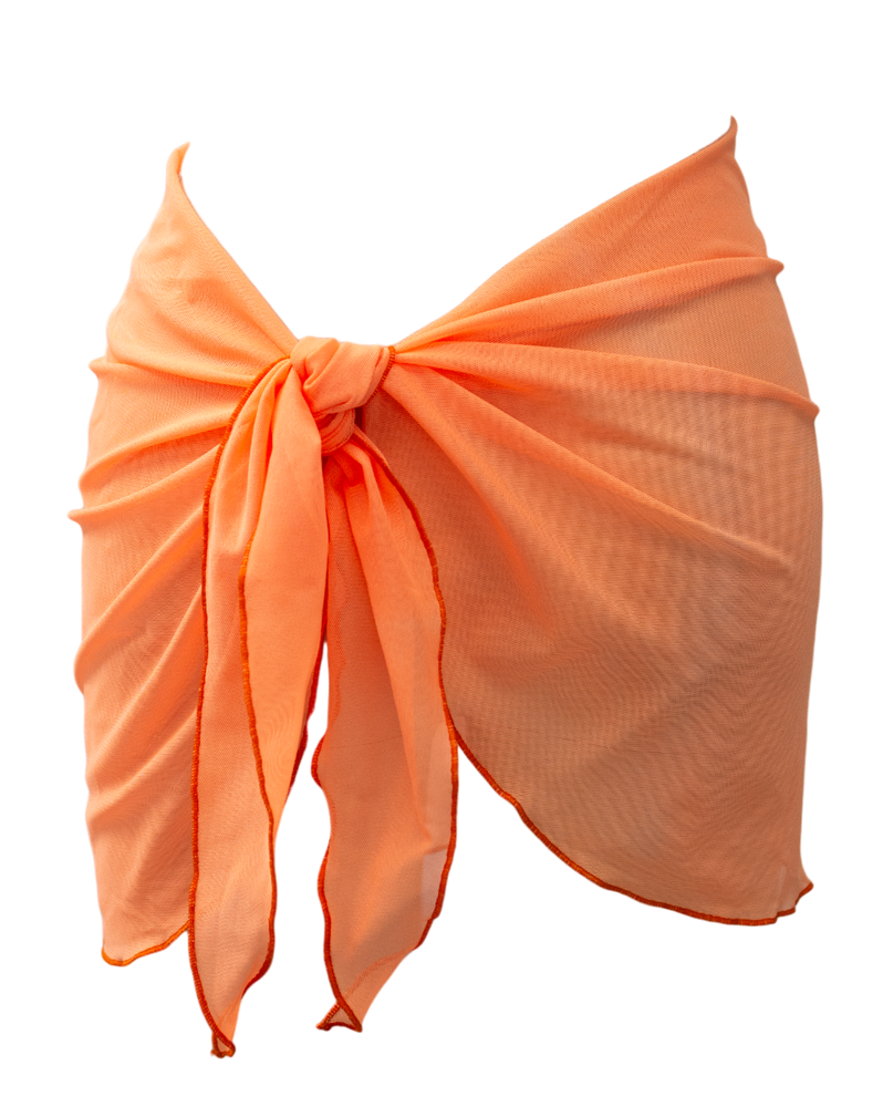 
                  
                    Orange Mesh Sarong
                  
                