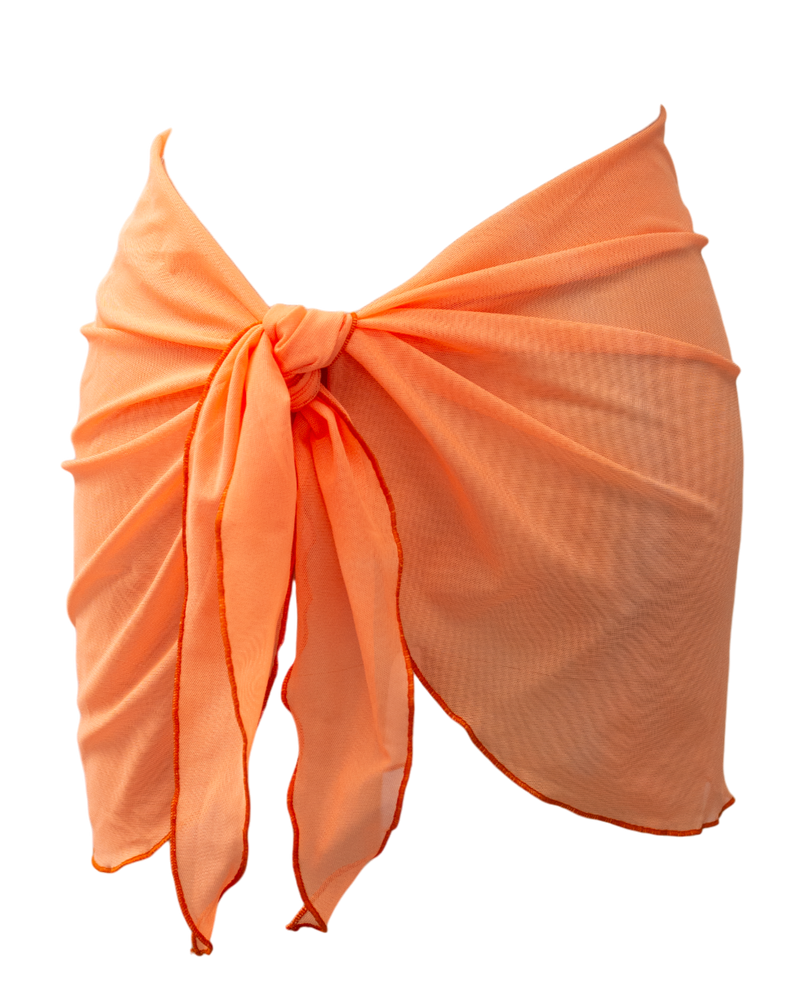 
                      
                        Orange Mesh Sarong
                      
                    