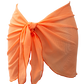 Orange Mesh Sarong