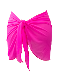 Hot Pink Mesh Sarong