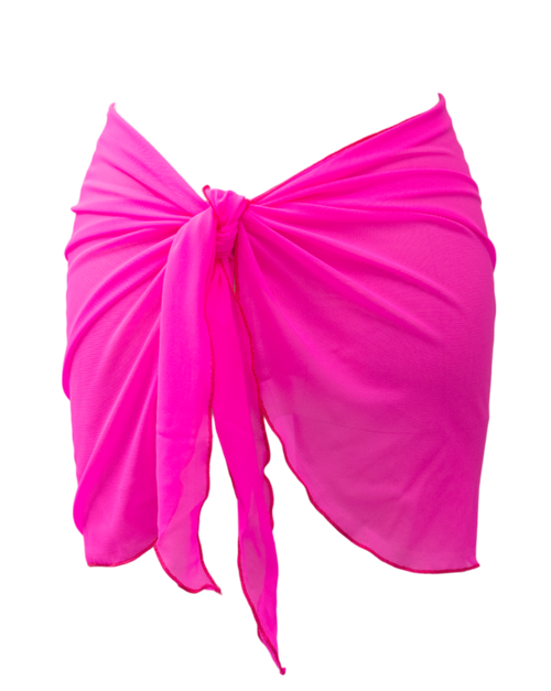 Hot Pink Mesh Sarong