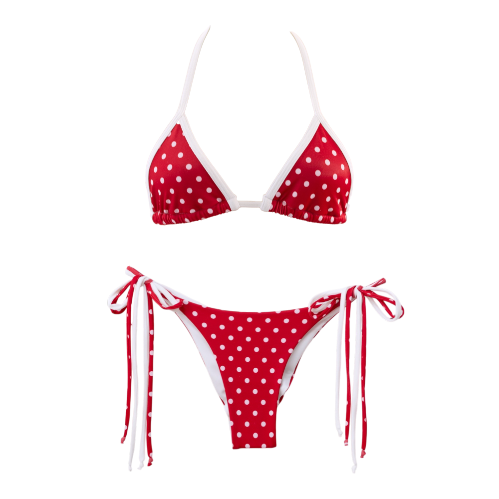 Red Polka Dot/White Mia + Olivia Bundle