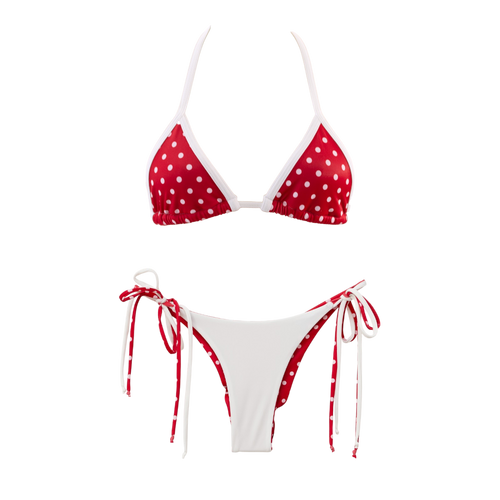 Red Polka Dot/White Mia + Olivia Bundle