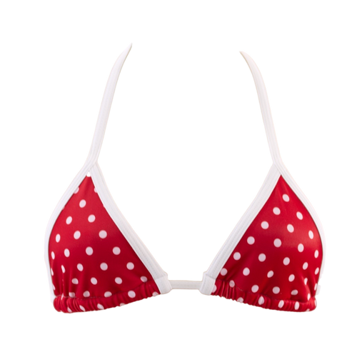 Red Polka Dot/White Mia Top