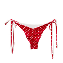 Red Polka Dot/White Olivia Bottom
