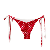 Red Polka Dot/White Olivia Bottom