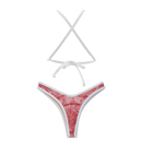 Red Python Lily Top + Jade Thong Bundle