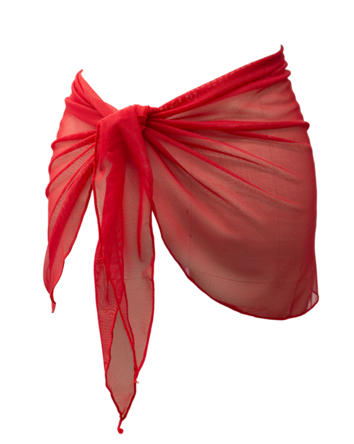Red Mesh Sarong