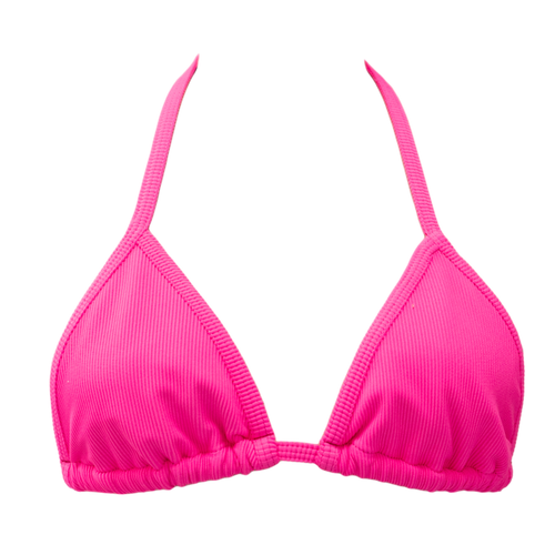 Ribbed Barbie Pink Mia Top