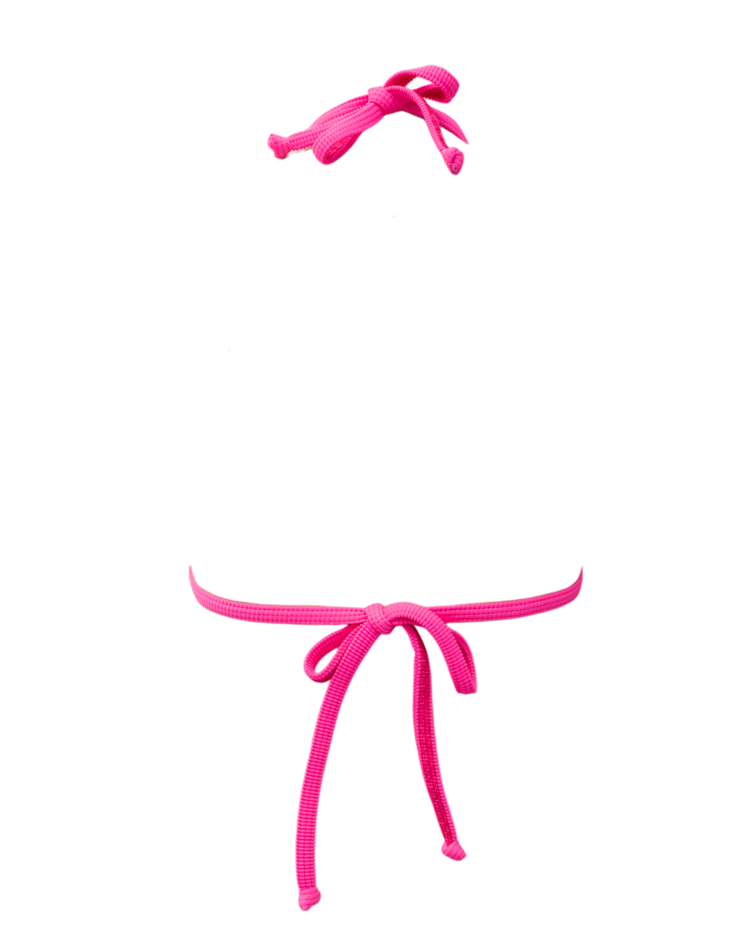 Ribbed Barbie Pink Mia Top