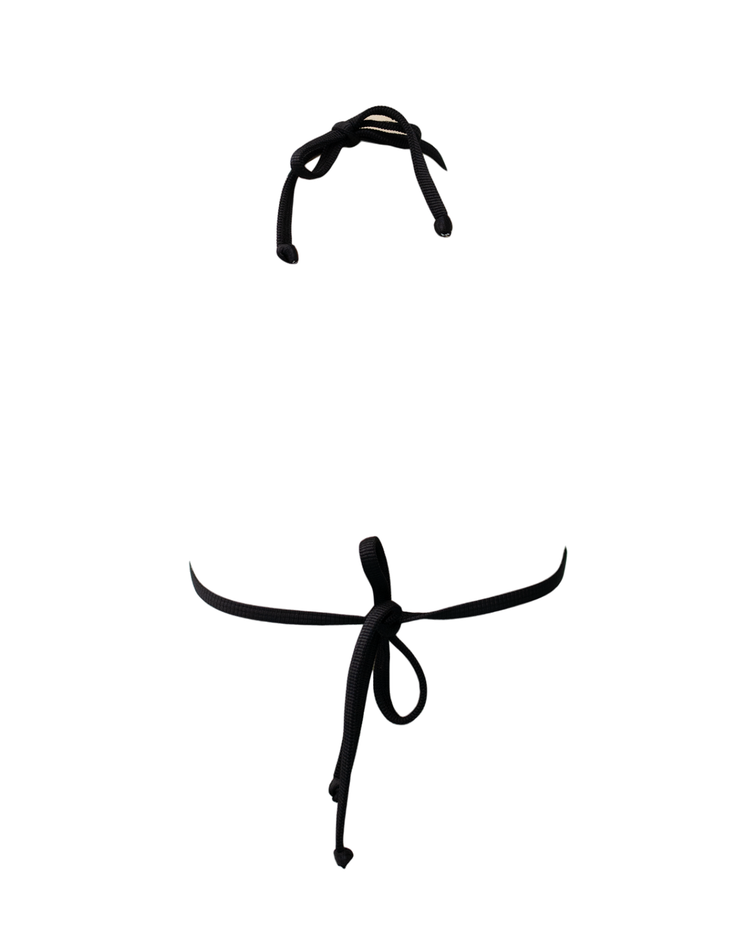 Ribbed Black Mia Top