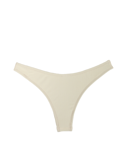 Ribbed Ivory Seana Bottom