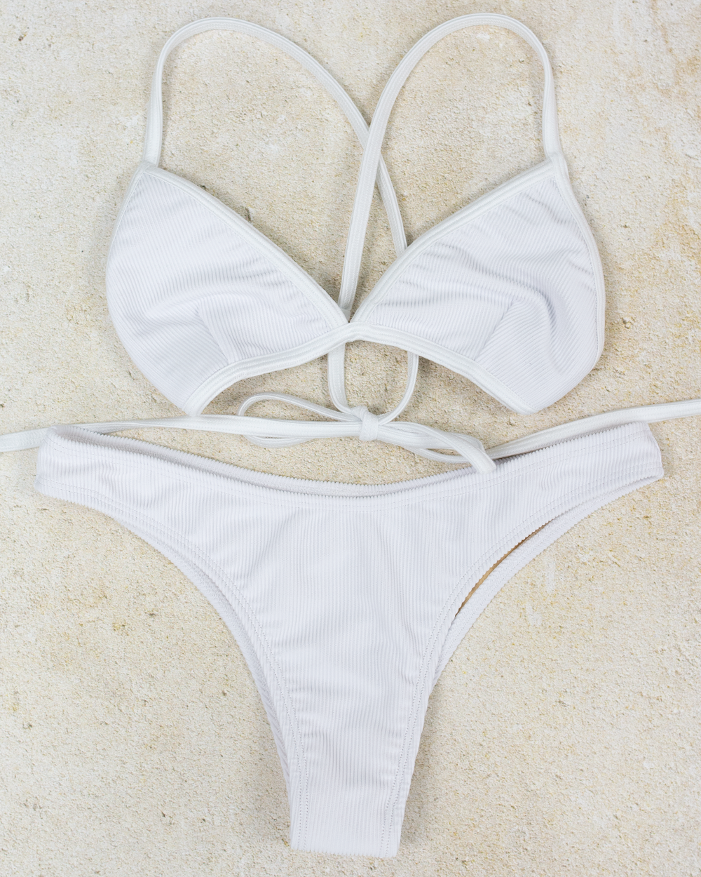 Ribbed White Lily Bundle