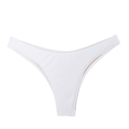 Ribbed White Seana Bottom