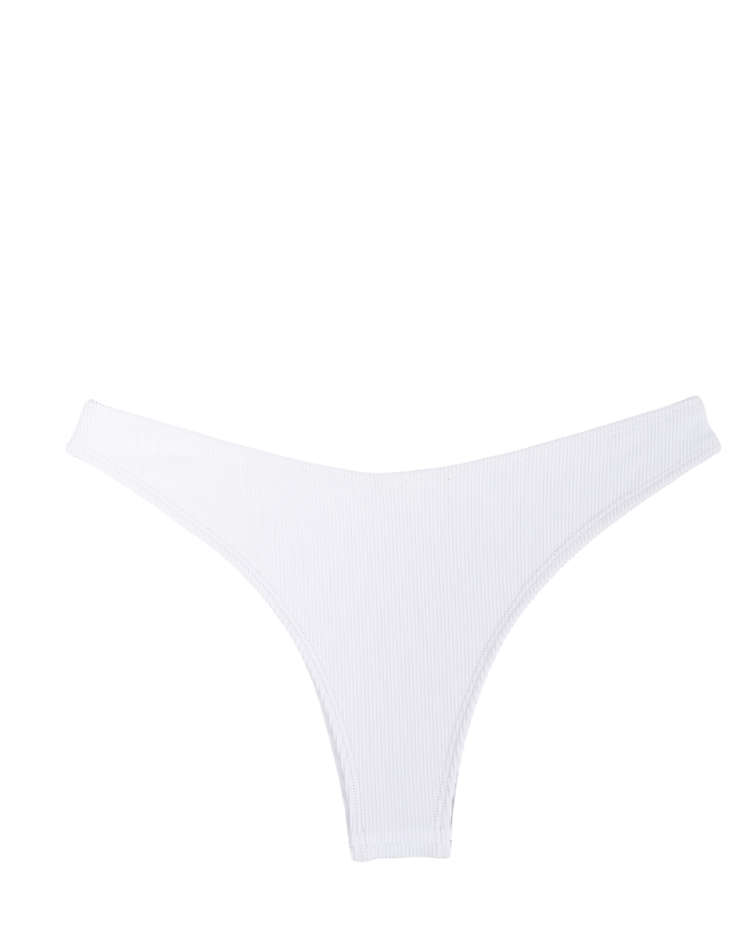 Ribbed White Seana Bottom