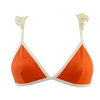 Rust/Coconut Ruffle Lily Top