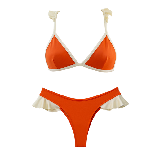 Rust/Coconut Ruffle Lily + Sandy Bundle